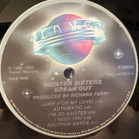 POINTER SISTERS - Breakout (1984) - 12" Vinyl Record LP - EX - Ultrasonic Clean! - Picture 5 of 8
